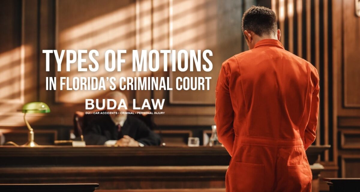 types of motions in criminal court in florida