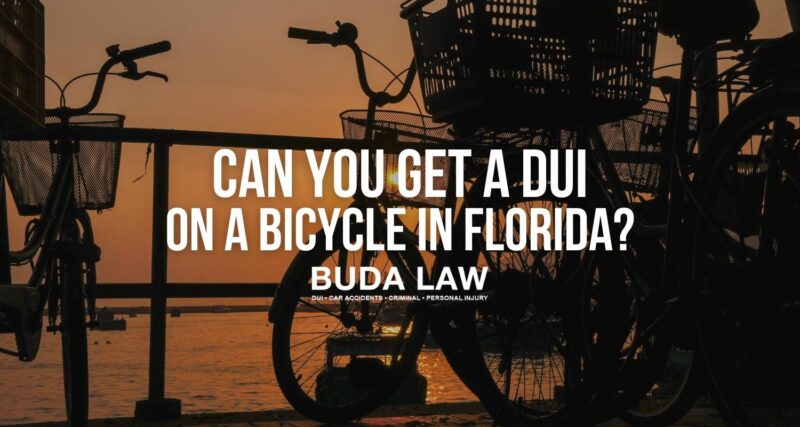 can you get a dui on a bicycle in florida