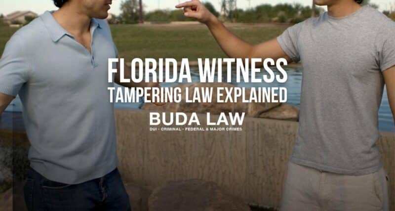 Florida Witness Tampering Law Explained