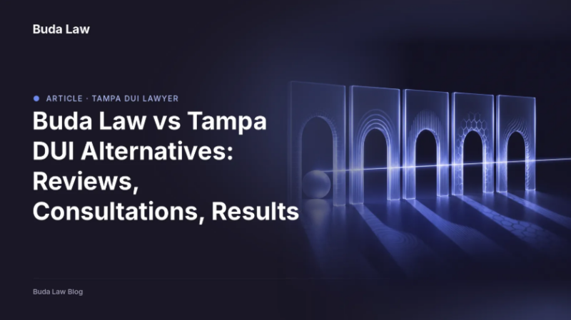 Buda Law vs Tampa DUI Alternatives: Reviews, Consultations, Results